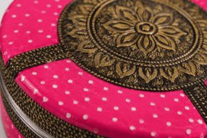 Pink Meenakari Utility Box - Image 4