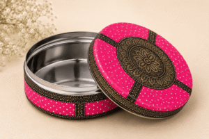 Pink Meenakari Utility Box - Image 2