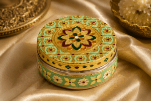 Mint Mandala Meenakari Utility Box - Image 4