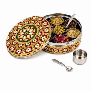 Meenakari Wooden Utility Box Set
