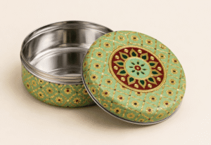 Green Mandala Meenakari Utility Box - Image 5