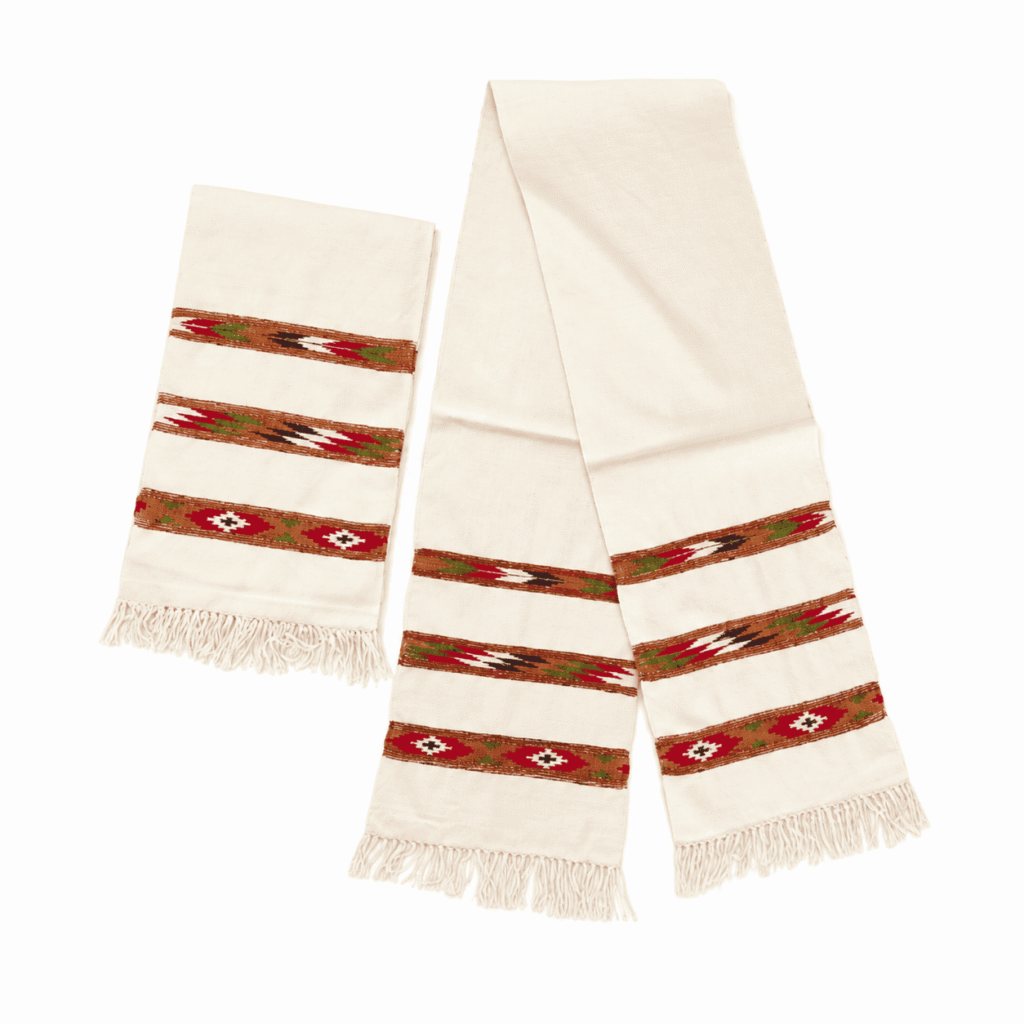 Tribal Border Woolen Scarf