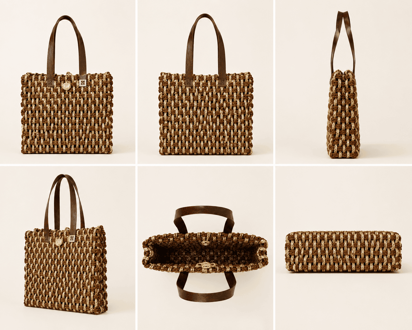 Rustic Weave Sabai Grass Tote Bag - Image 4
