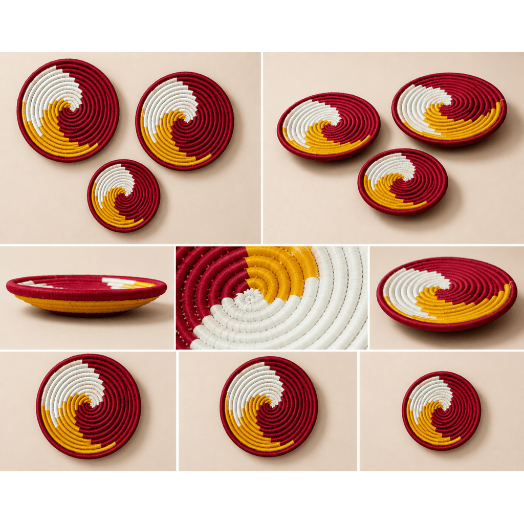 Sabai Sunset Spiral Wall Decor Set