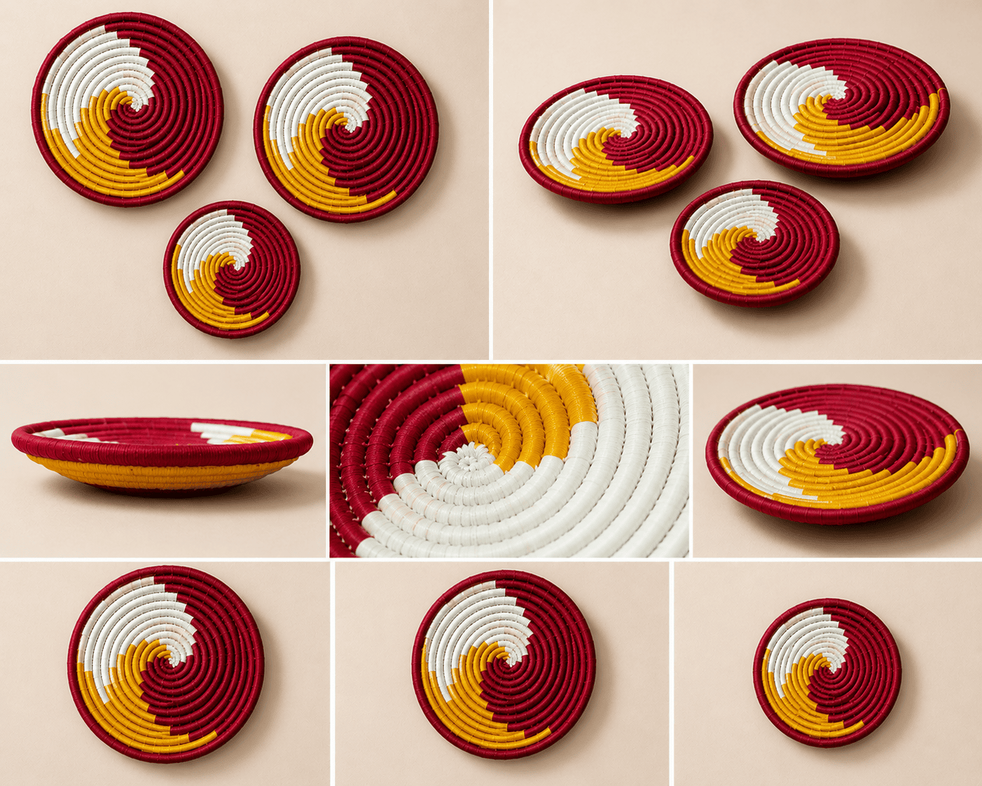 Sabai Sunset Spiral Wall Decor Set - Image 5