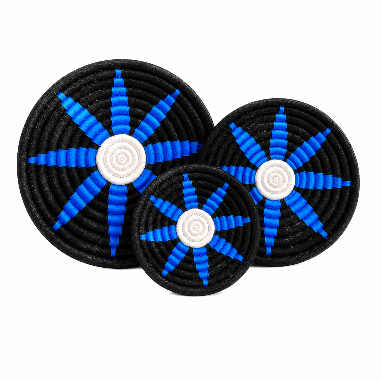 Sabai Blue Starburst Wall Decor Set - Image 1