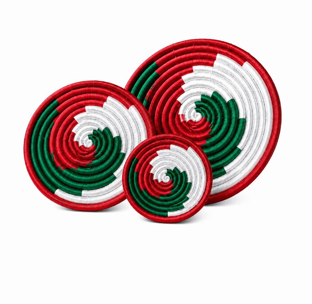 Sabai Tricolor Spiral Wall Decor Set