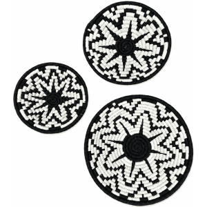 Sabai Tribal Wall Decor Plate Set
