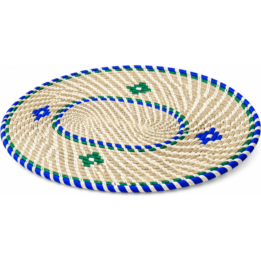 Colorful Sabai Grass Floor Mat