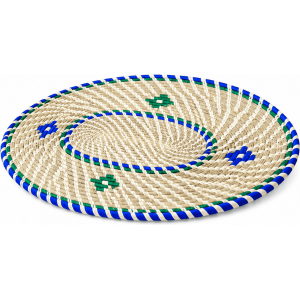 Colorful Sabai Grass Floor Mat