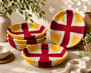 Sabai Grass Woven Utility Basket - Image 5
