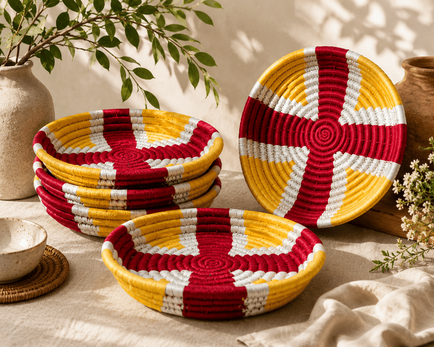 Sabai Grass Woven Utility Basket - Image 5