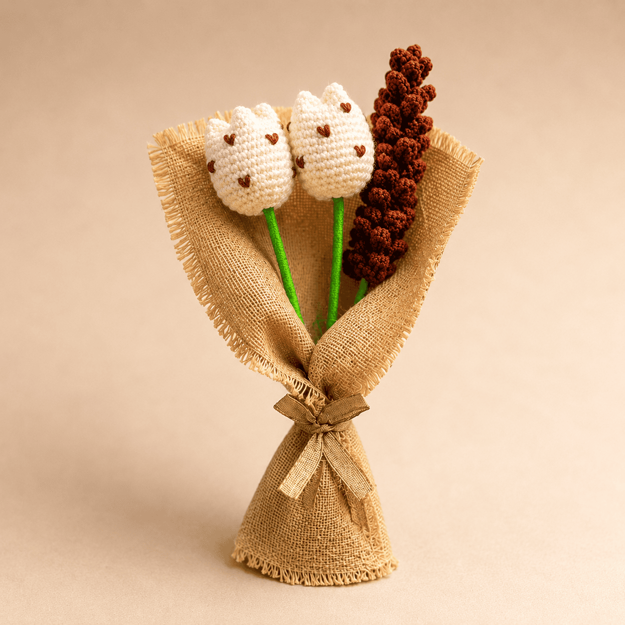 Tulip Crochet Flower Bouquet - Image 1