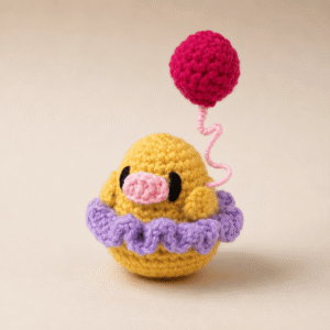 Sunny Puff Crochet Chick Plush - Image 1