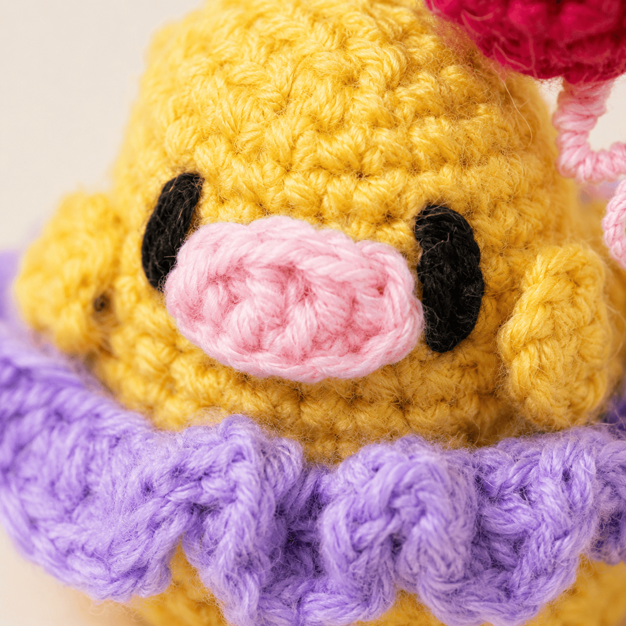 Sunny Puff Crochet Chick Plush - Image 4