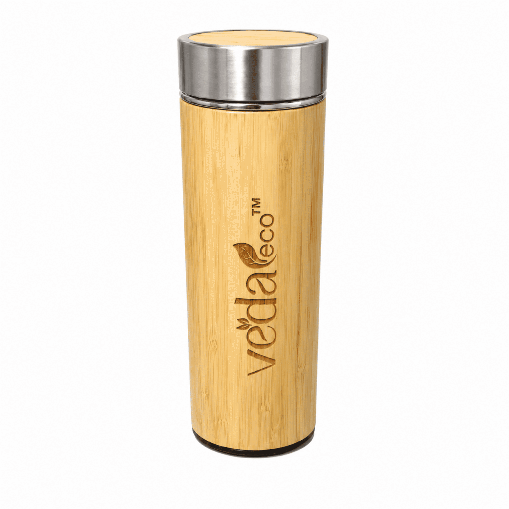 Bamboo Stainless Steel Water Bottle