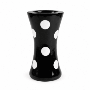 Modern Black Polka Dot Ceramic Vase(Set of 2)