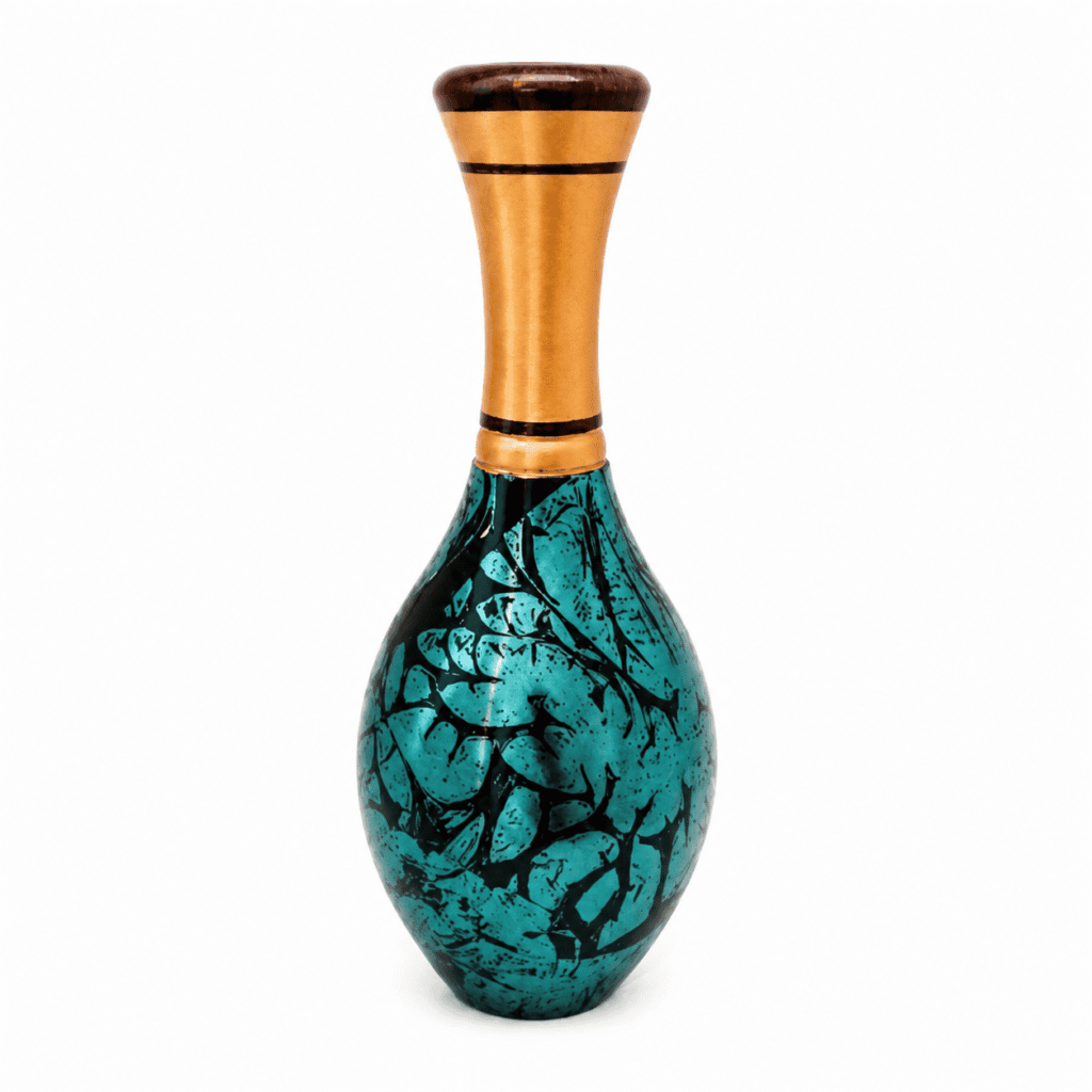 Blue Floral Ceramic Vase