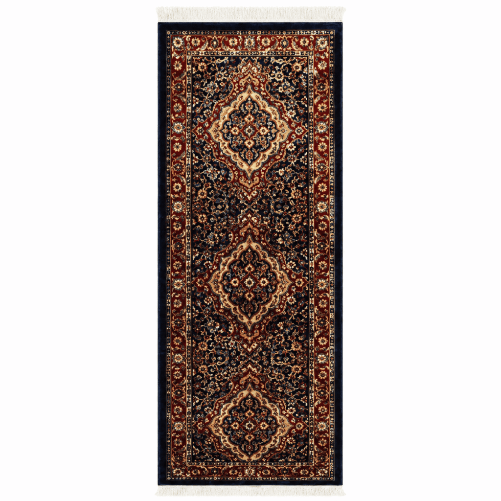 Vintage Persian Medallion Rug