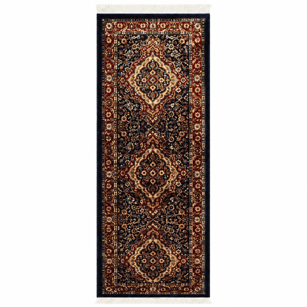 Vintage Persian Medallion Rug - Image 1