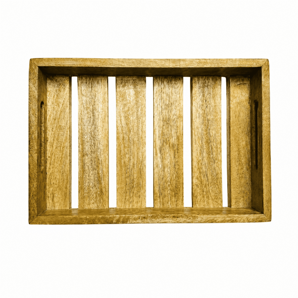Wooden Cutlery Organizer Tray