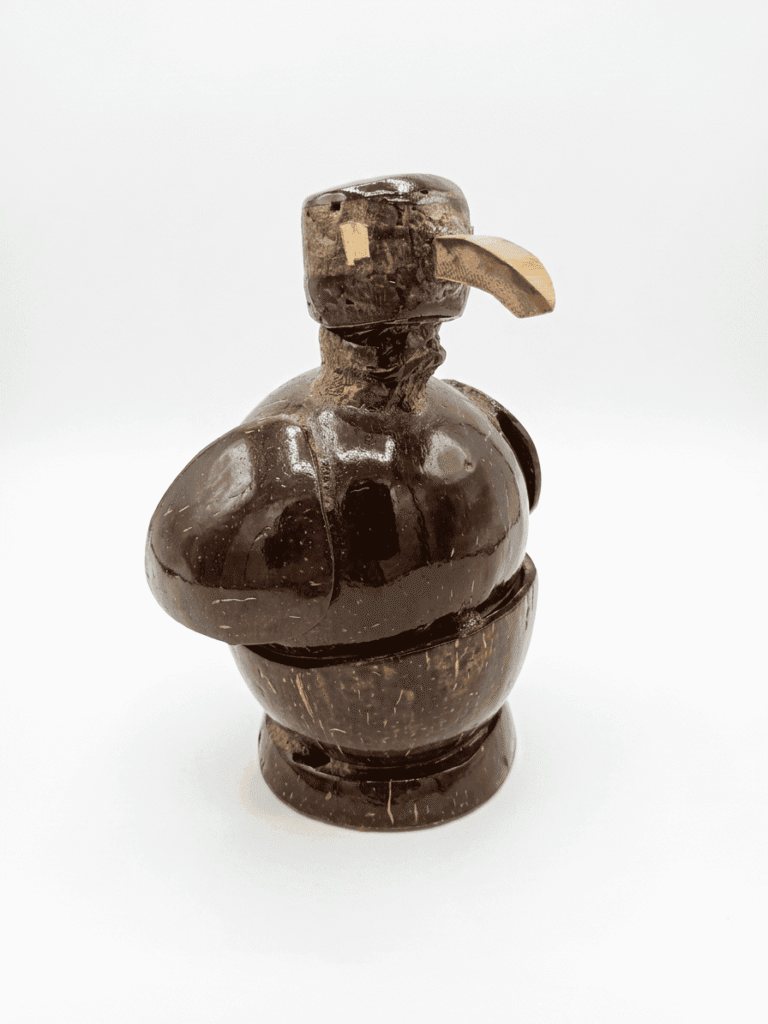 Handcrafted Coconut Shell Bird Figurine
