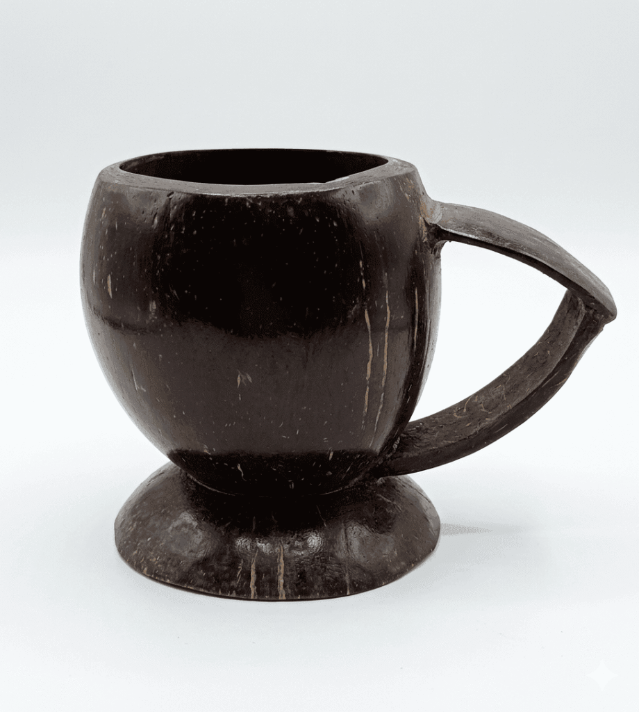 Handcrafted Coconut Shell Coffee Mug