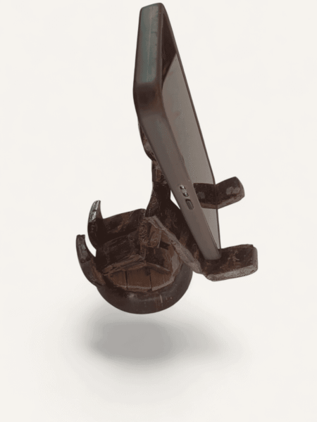 Handcrafted Coconut Shell Yoga Figurine - Image 3