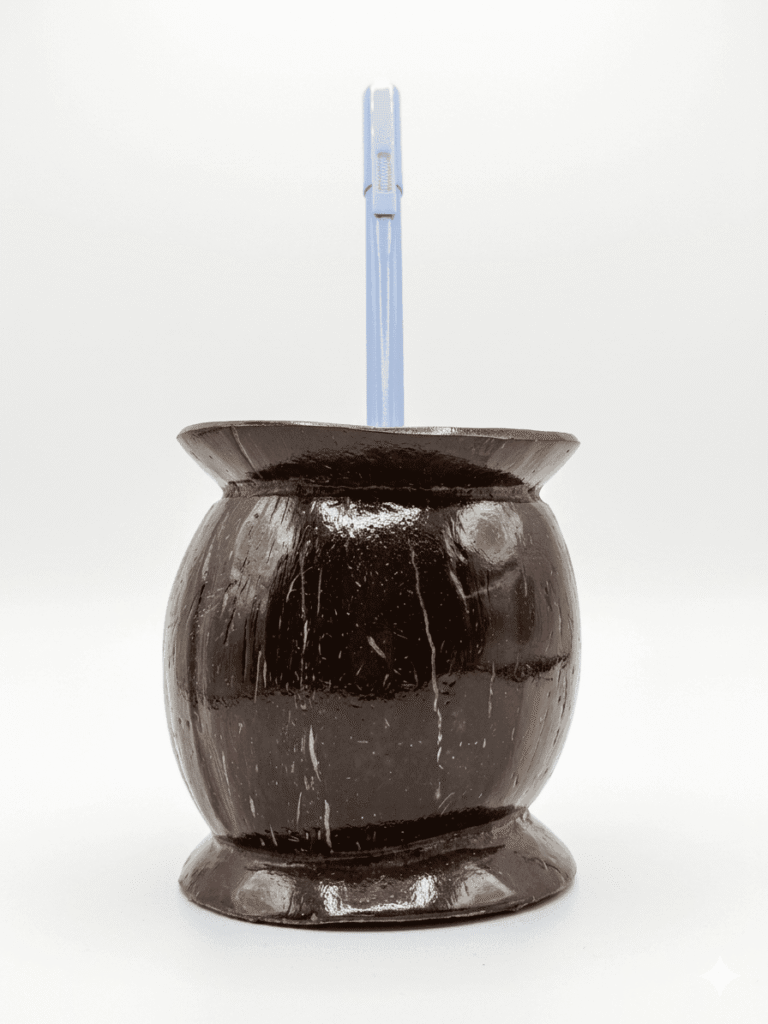 Handcrafted Coconut Shell Decorative Bowl
