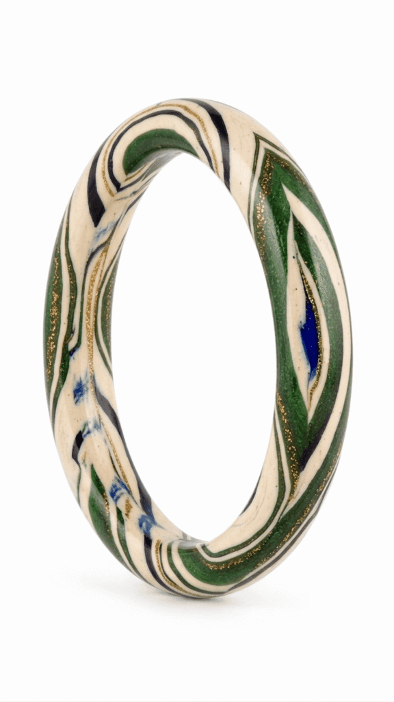 Marble Design Lac Bangles(Set of 2)