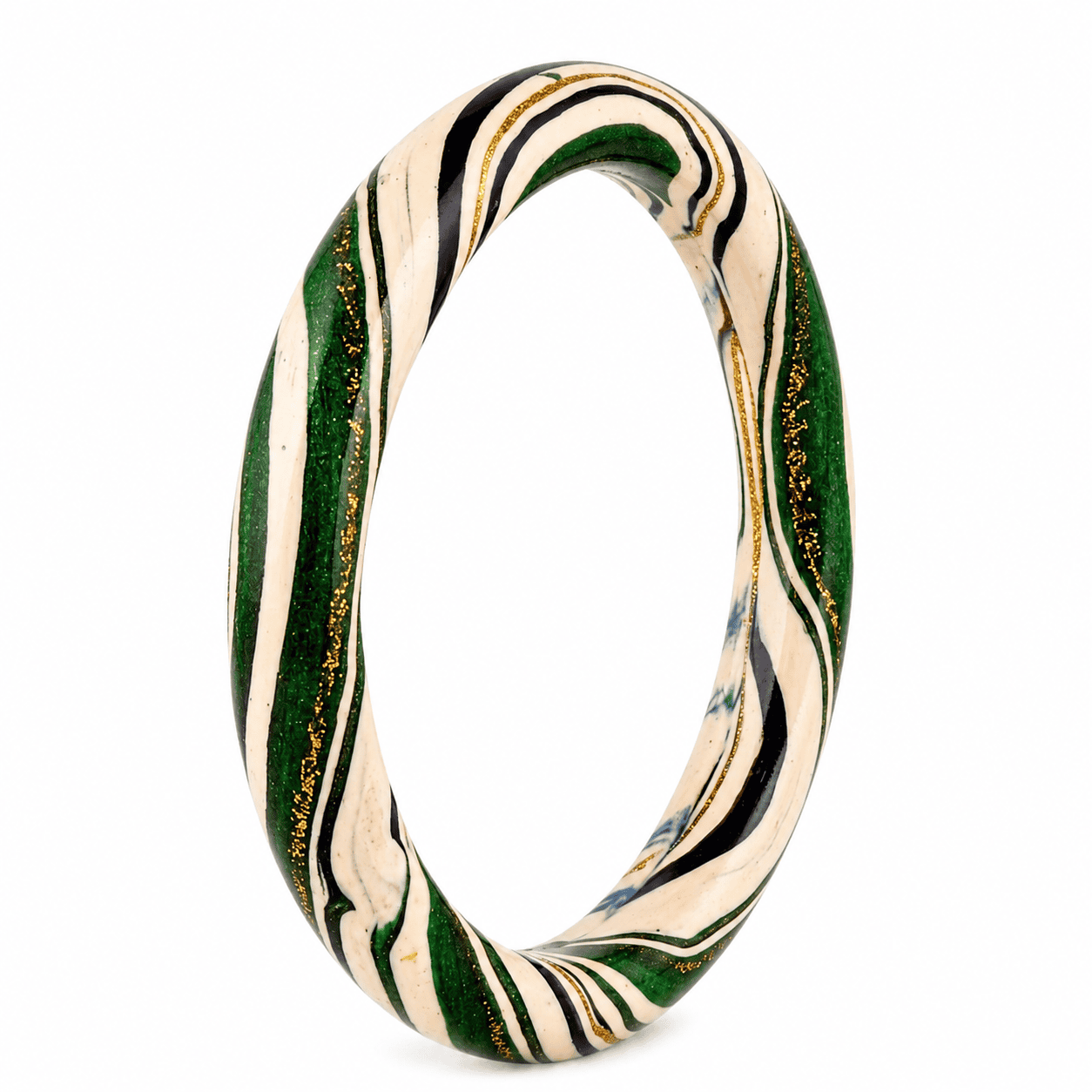 Marble Design Lac Bangles(Set of 2) - Image 1
