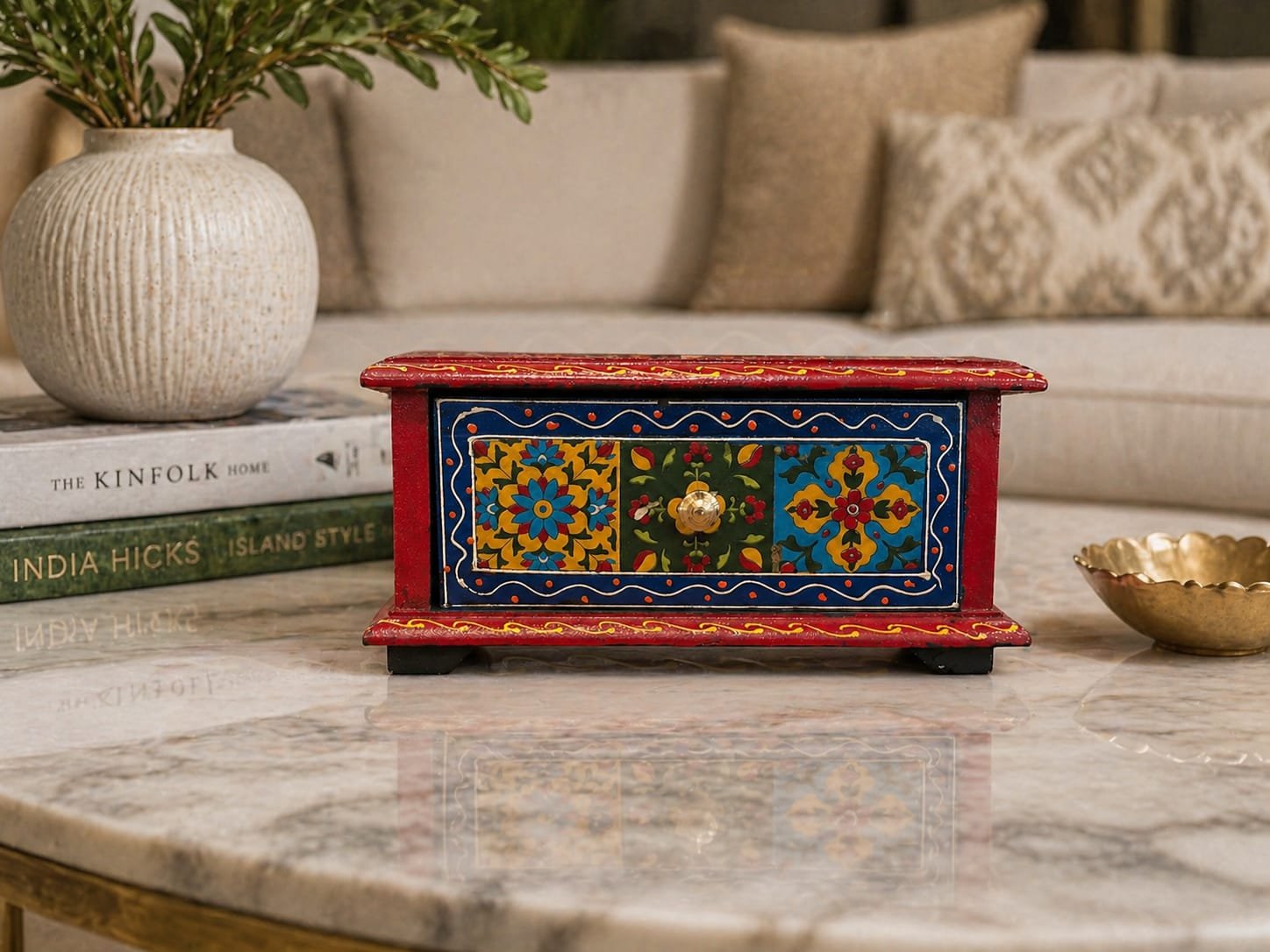 Crimson Heritage Wooden Storage Box - Image 2