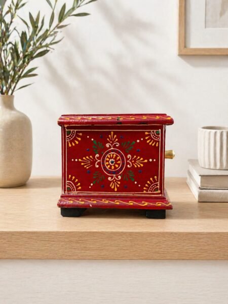 Crimson Heritage Wooden Storage Box - Image 5