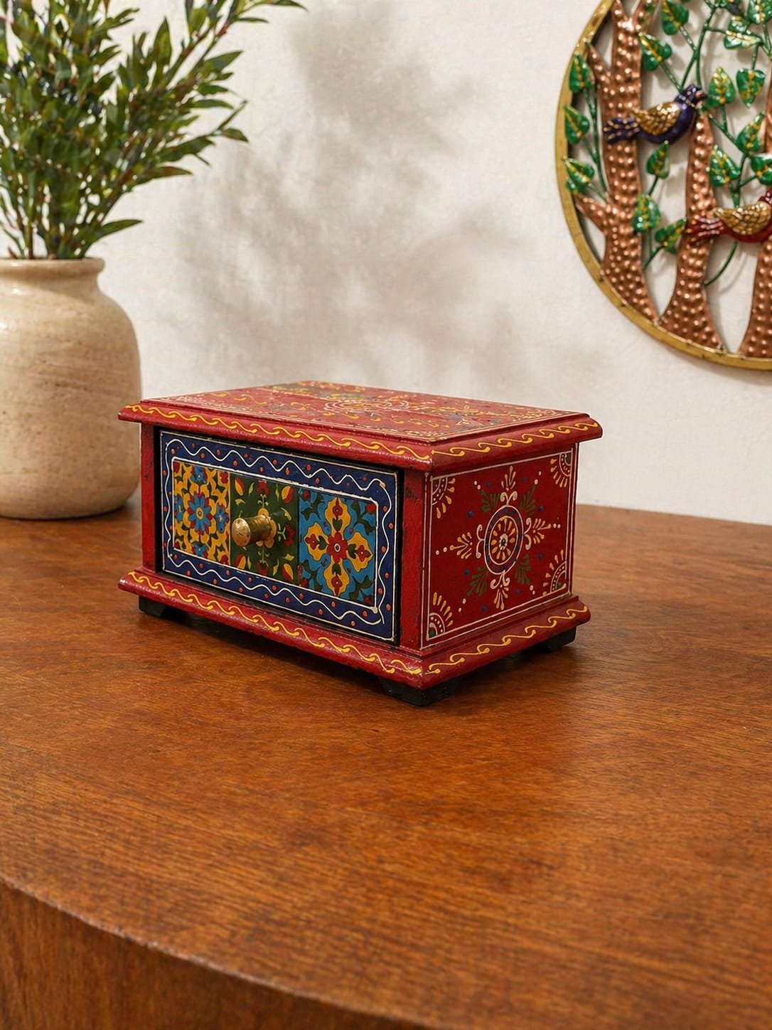 Crimson Heritage Wooden Storage Box - Image 6