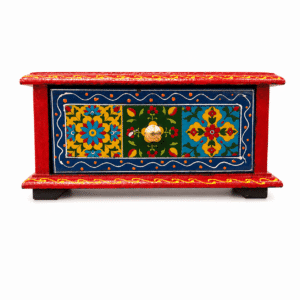 Crimson Heritage Wooden Storage Box - Image 1