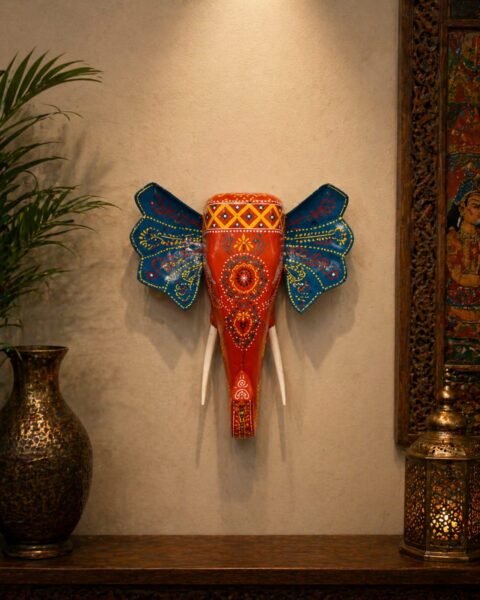 Royal Ember Wooden Elephant Wall Decor - Image 4