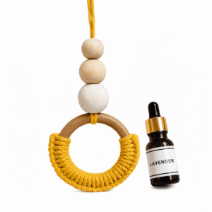 Macrame Essential Oil Car Diffuser - Image 4