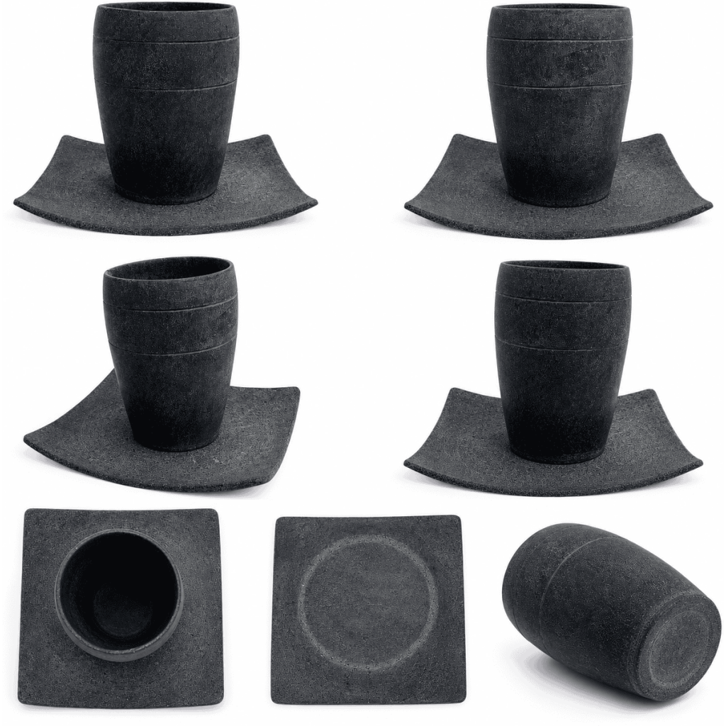 Natural Stone Drinking Glass Set