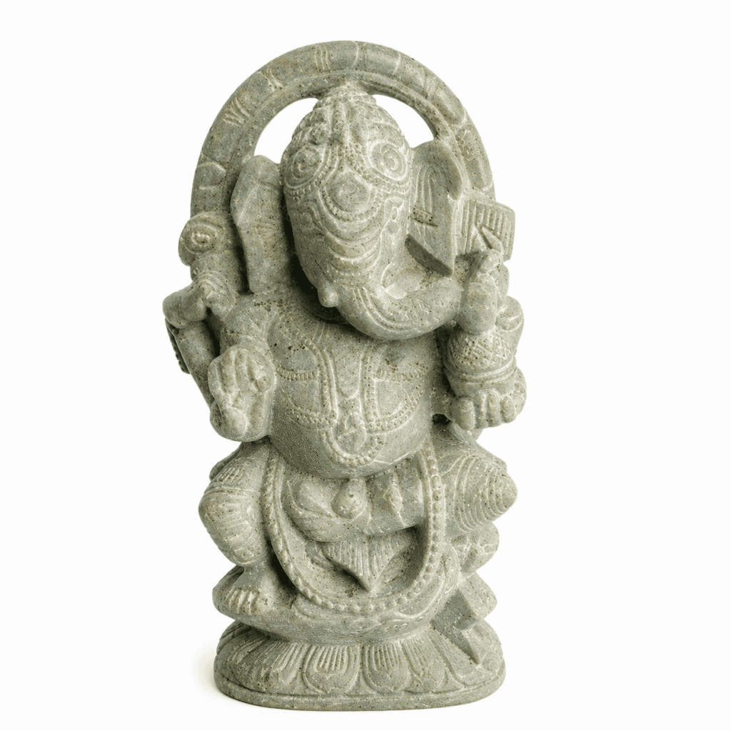 Natural Stone Ganesha Idol Sculpture
