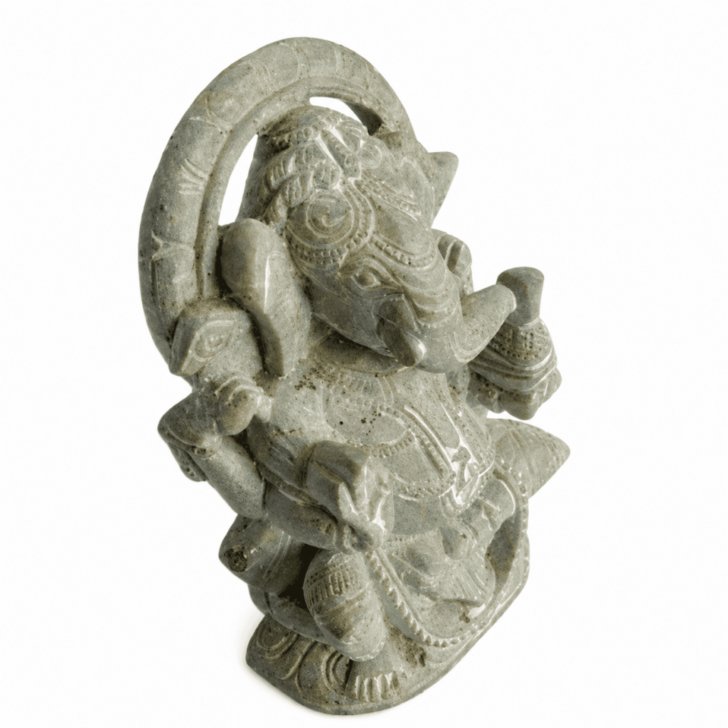 Natural Stone Ganesha Idol Sculpture