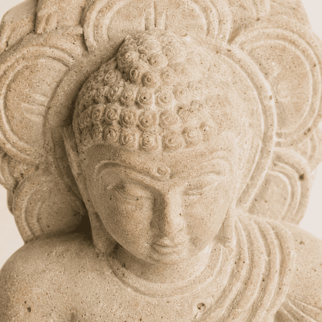Natural Stone Sitting Buddha Statue