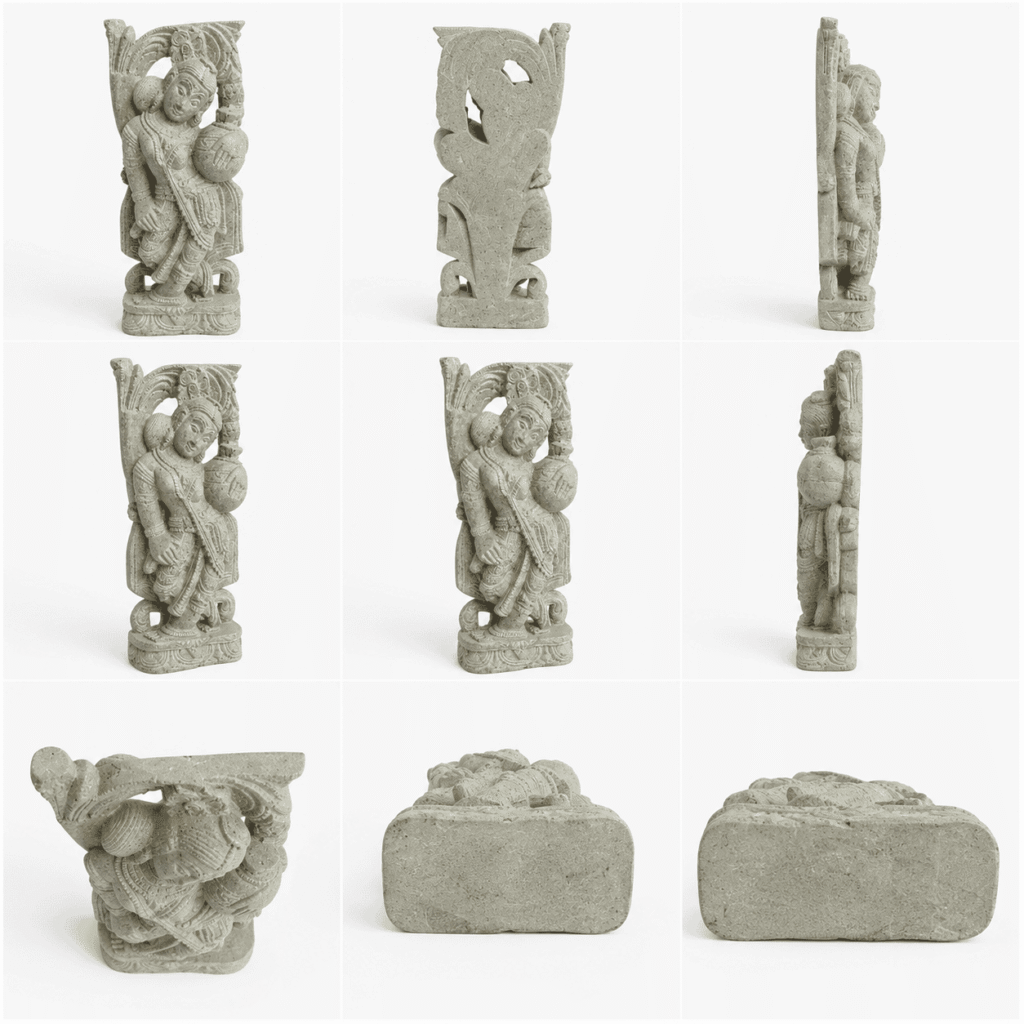 Kailash Serpentine Stone Idol