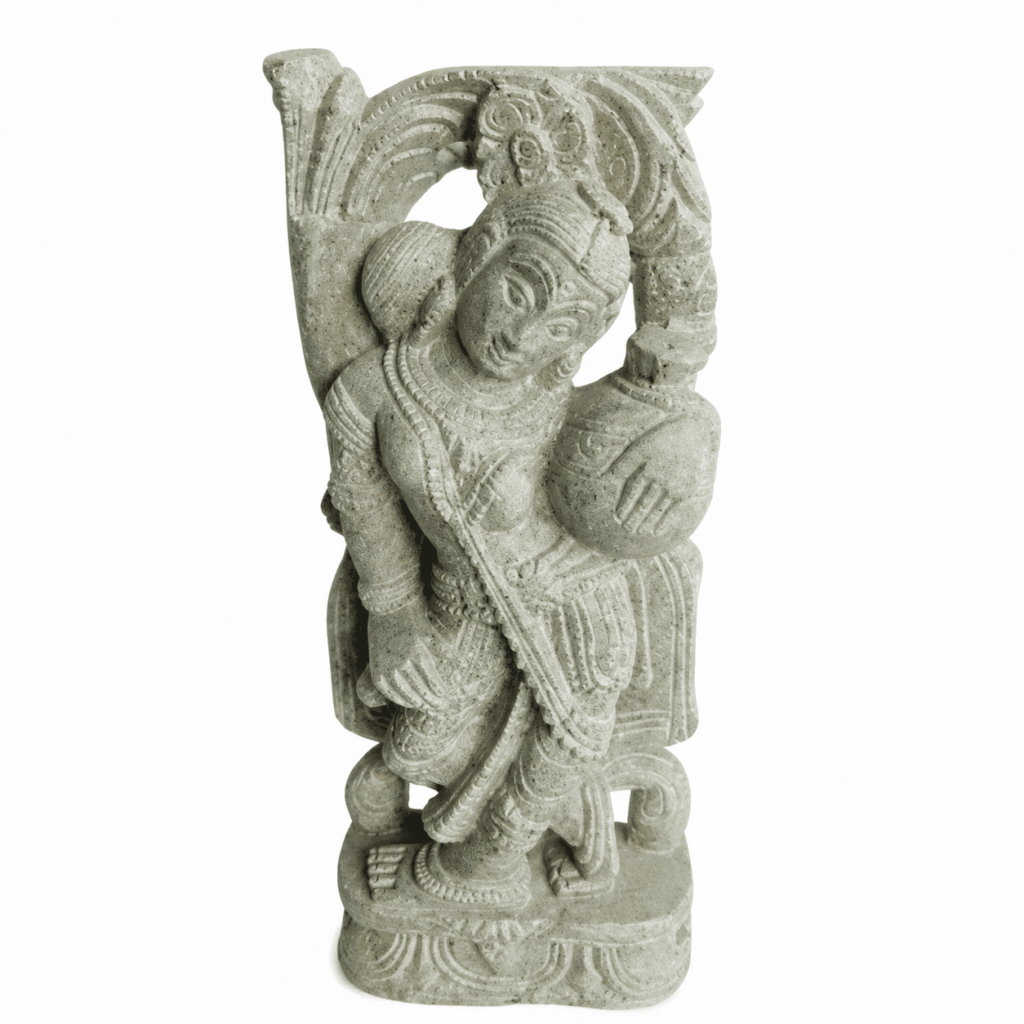 Kailash Serpentine Stone Idol