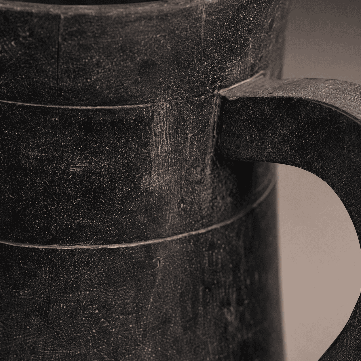 Black Granite Stone Mug - Image 5