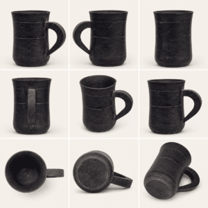 Black Granite Stone Mug - Image 4