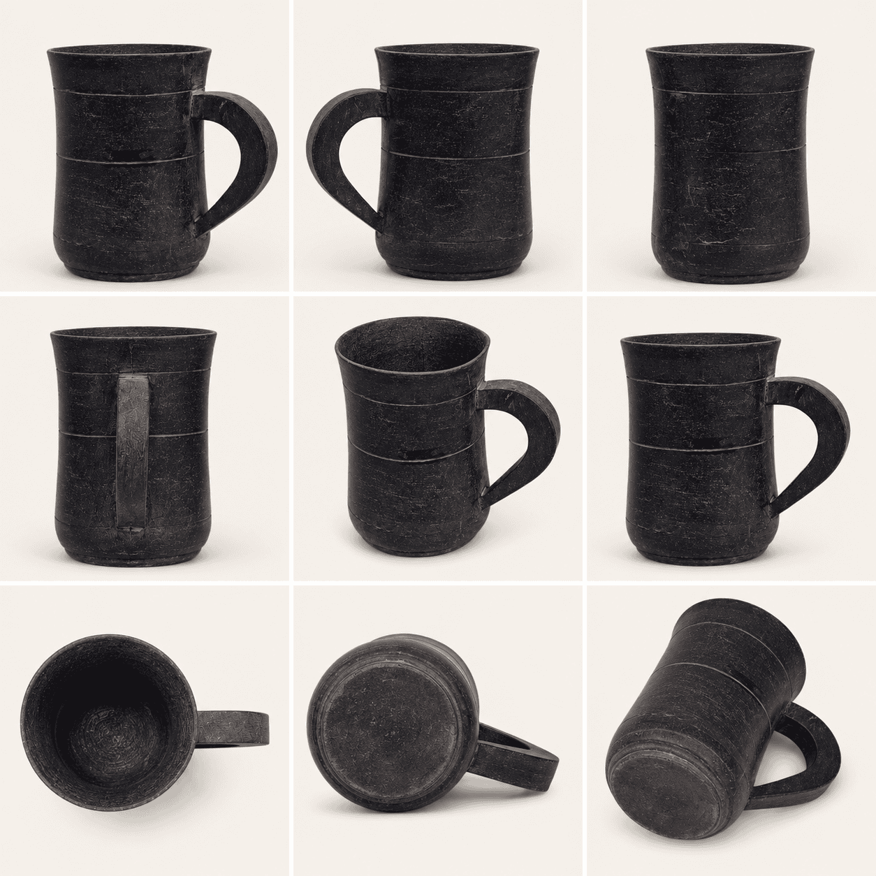 Black Granite Stone Mug - Image 4