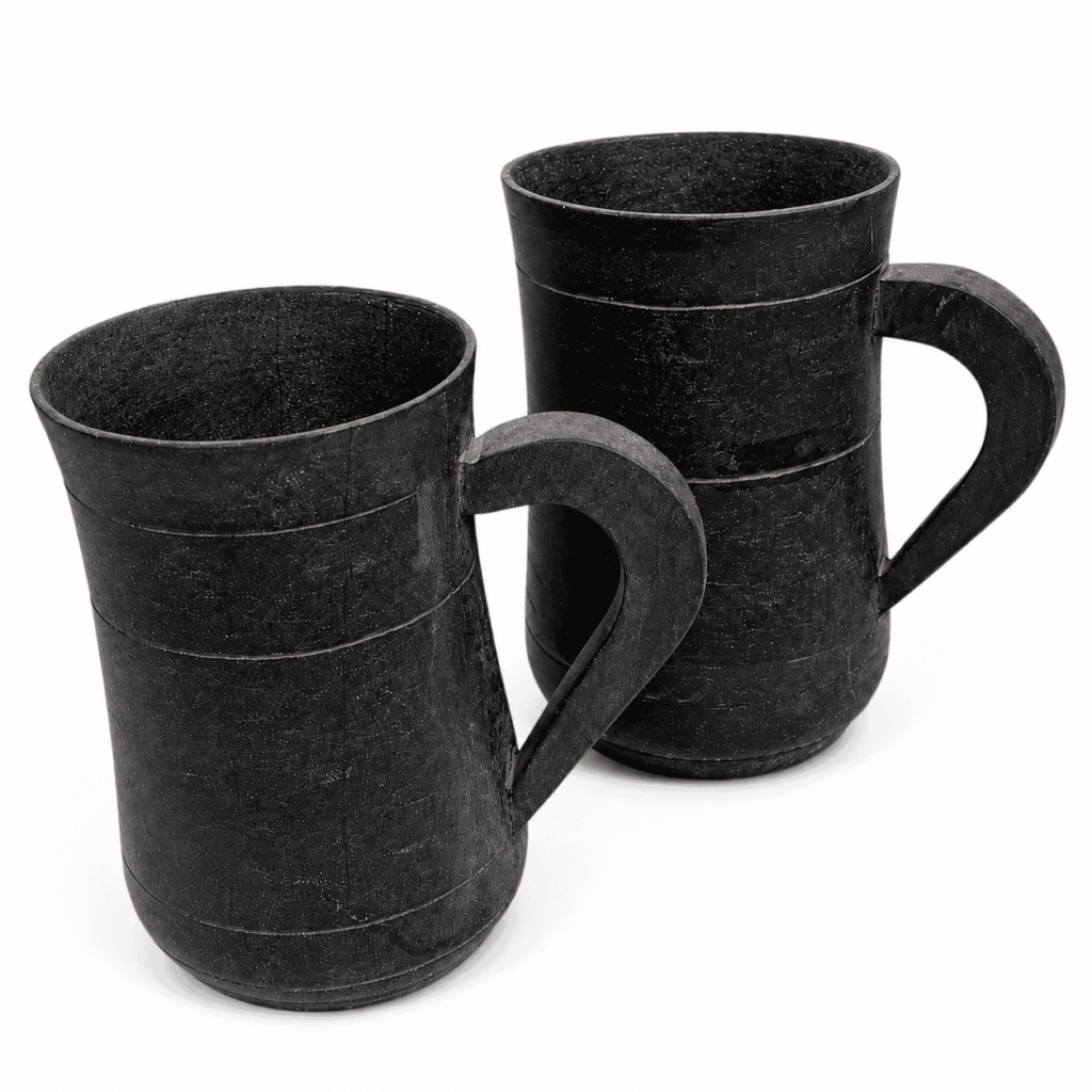 Black Granite Stone Mug