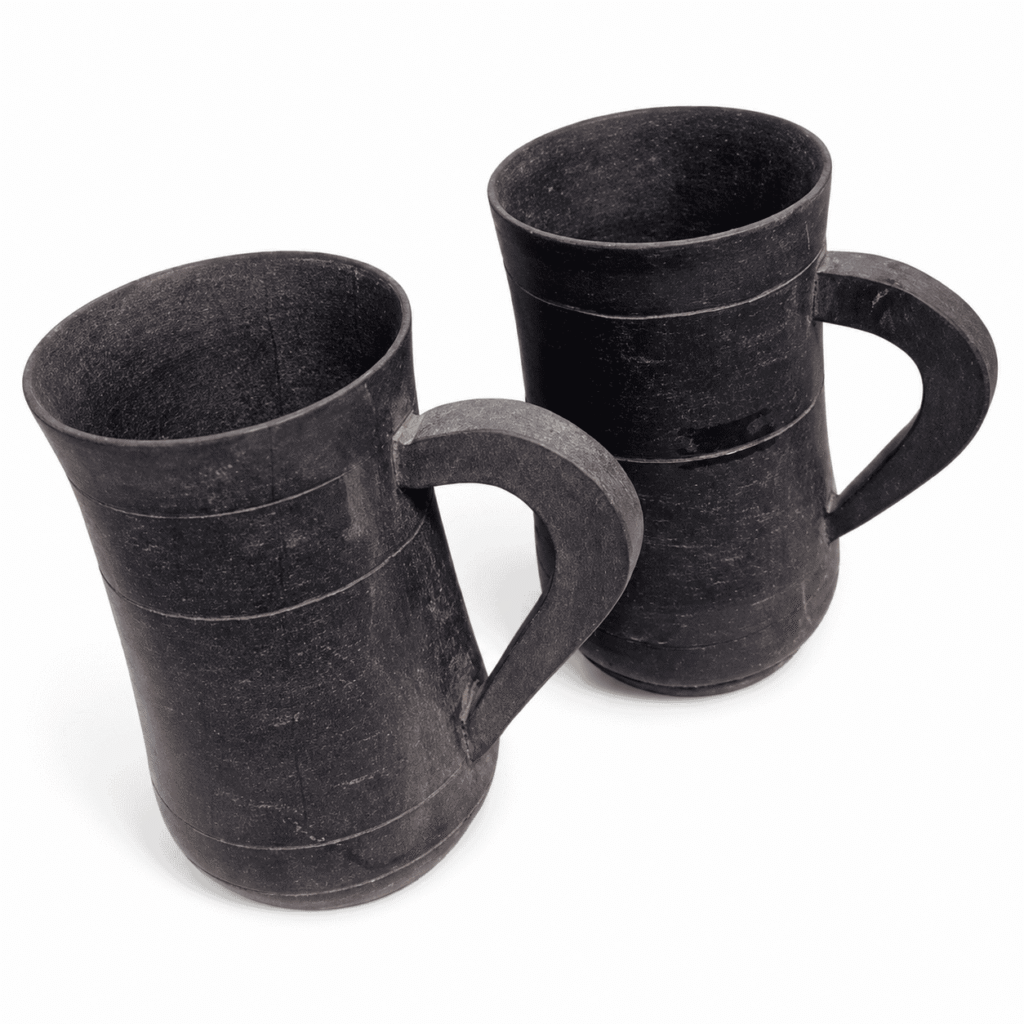 Black Granite Stone Mug