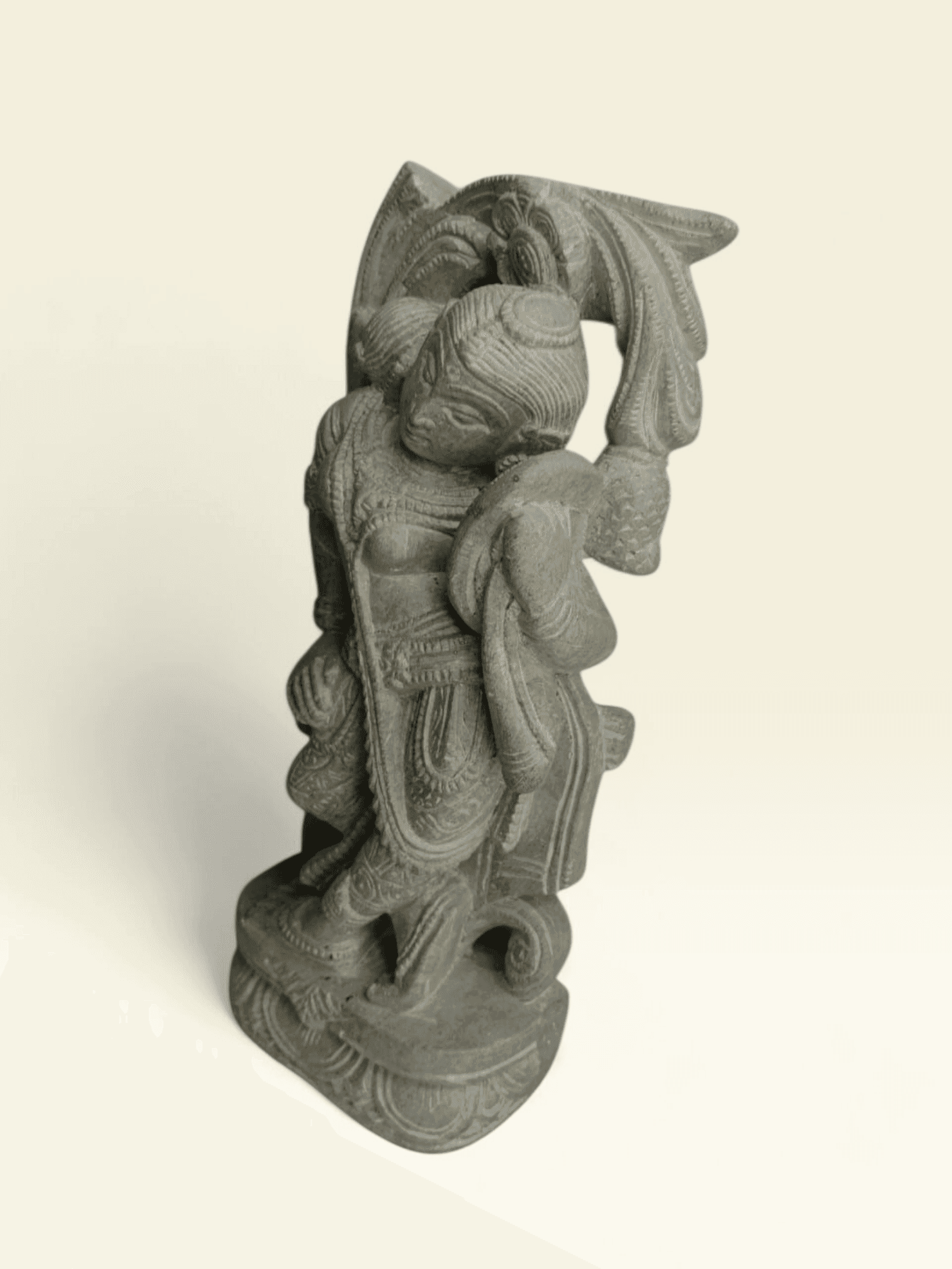 Devadashi Stone Idol Sculpture - Image 4