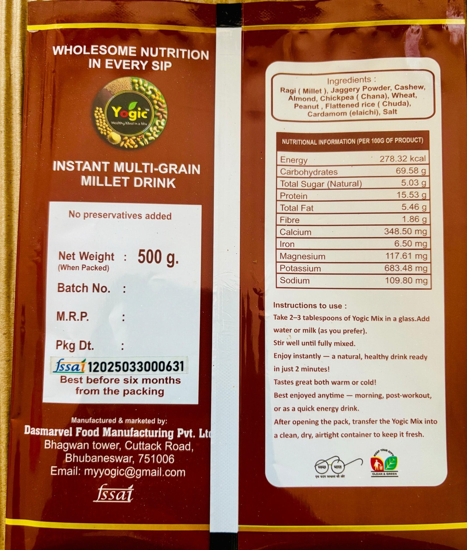 Multi Grain Nutri Mix with Jaggery - Image 2